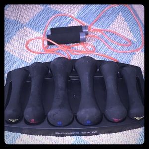Bundle of Golds Gym weight set & jump rope